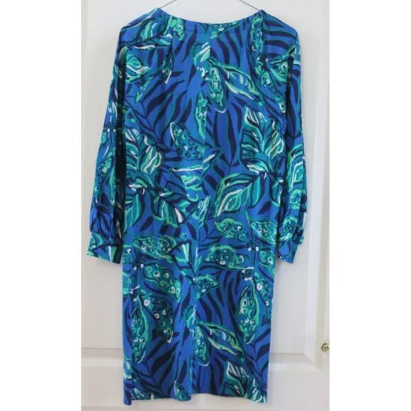 NWT Lilly Pulitzer Elianna Long Sleeve Cotton Dress Size Small - Picture 4 of 7